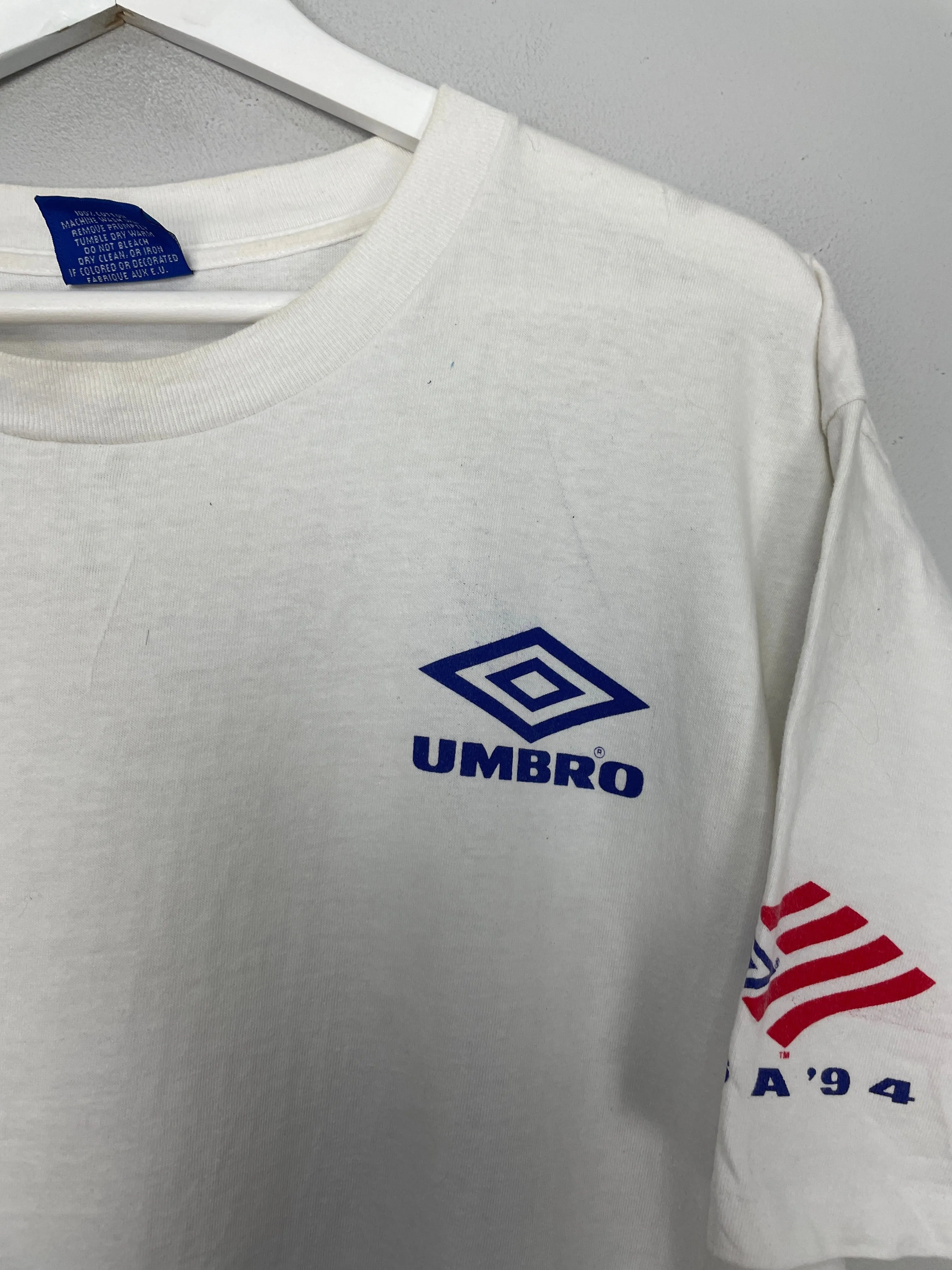 1994 USA WORLD CUP BRAZIL CHAMPIONS T-SHIRT (L) UMBRO