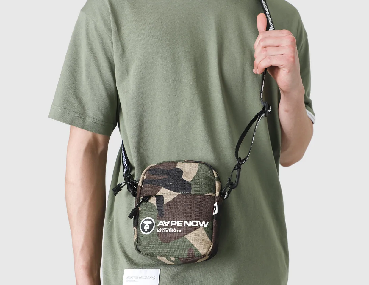 AAPE Small Shoulder Bag / Green Multi