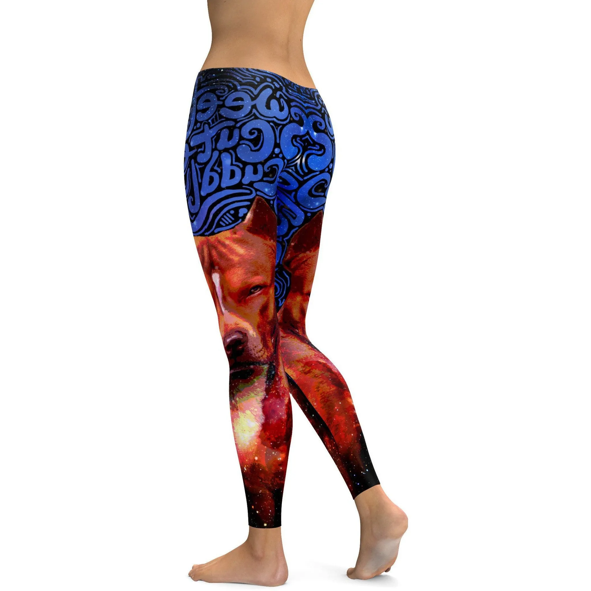 Blue Pit Bull Leggings