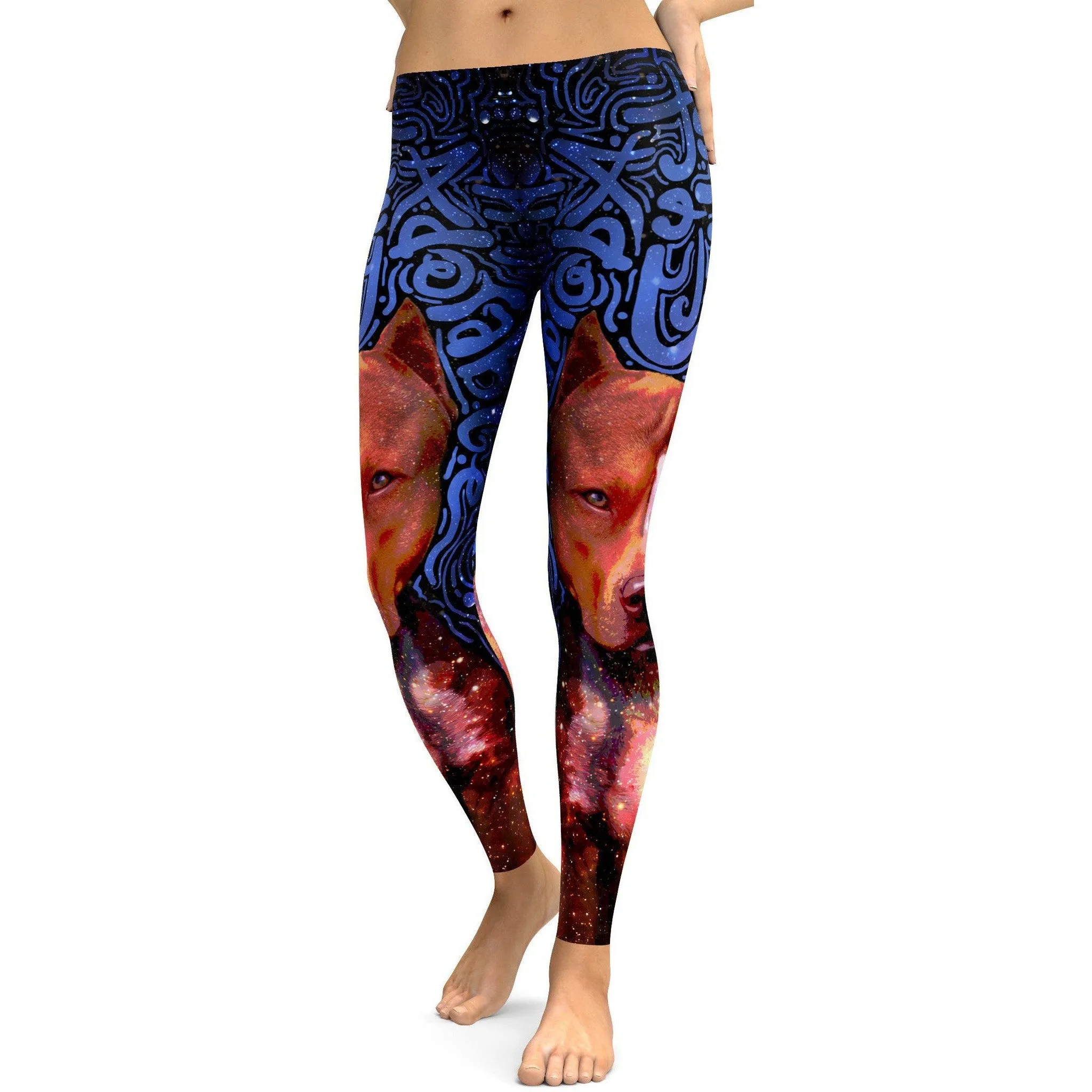 Blue Pit Bull Leggings