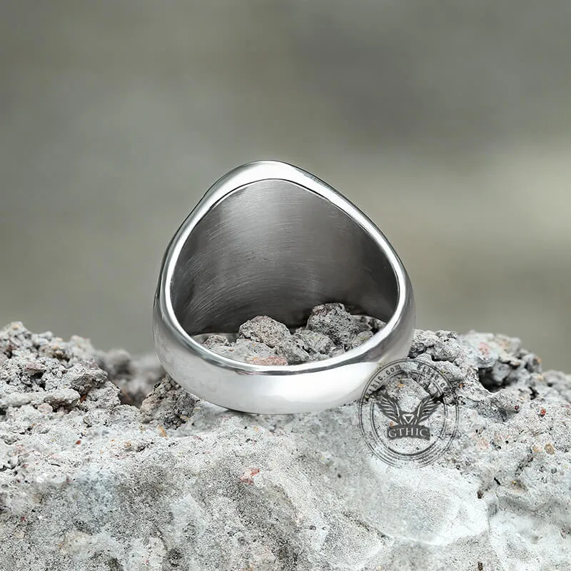 Celtic Cross Knot Stainless Steel Ring