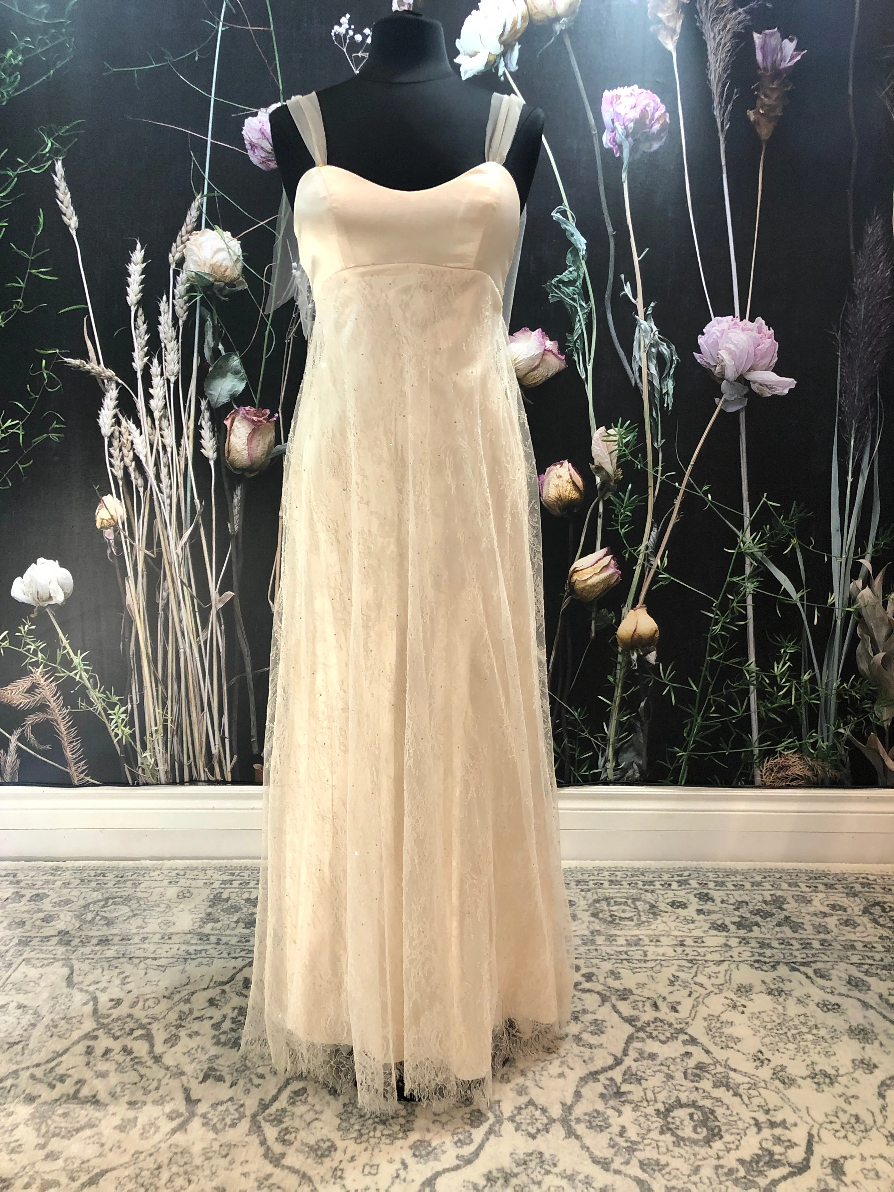 Dress 5769: EcoChic Bridal "Daphne Bridgerton" waist 27