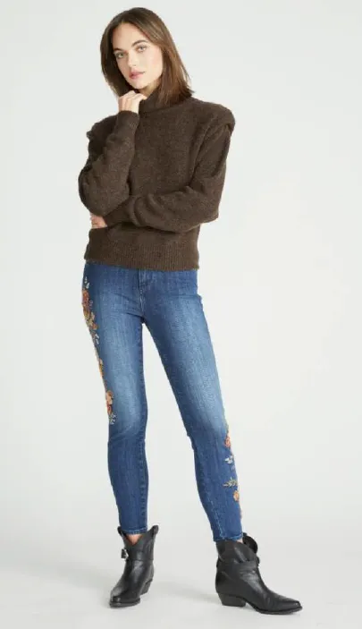 Driftwood Jackie Wildflower Skinny Jean