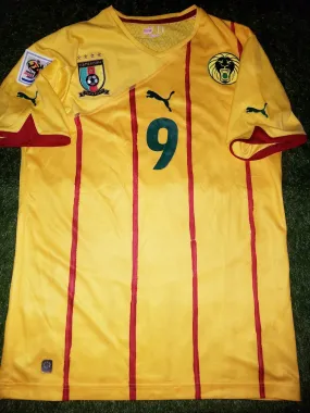 Eto'o Cameroon Puma 2010 WORLD CUP Away Jersey Shirt Camiseta M