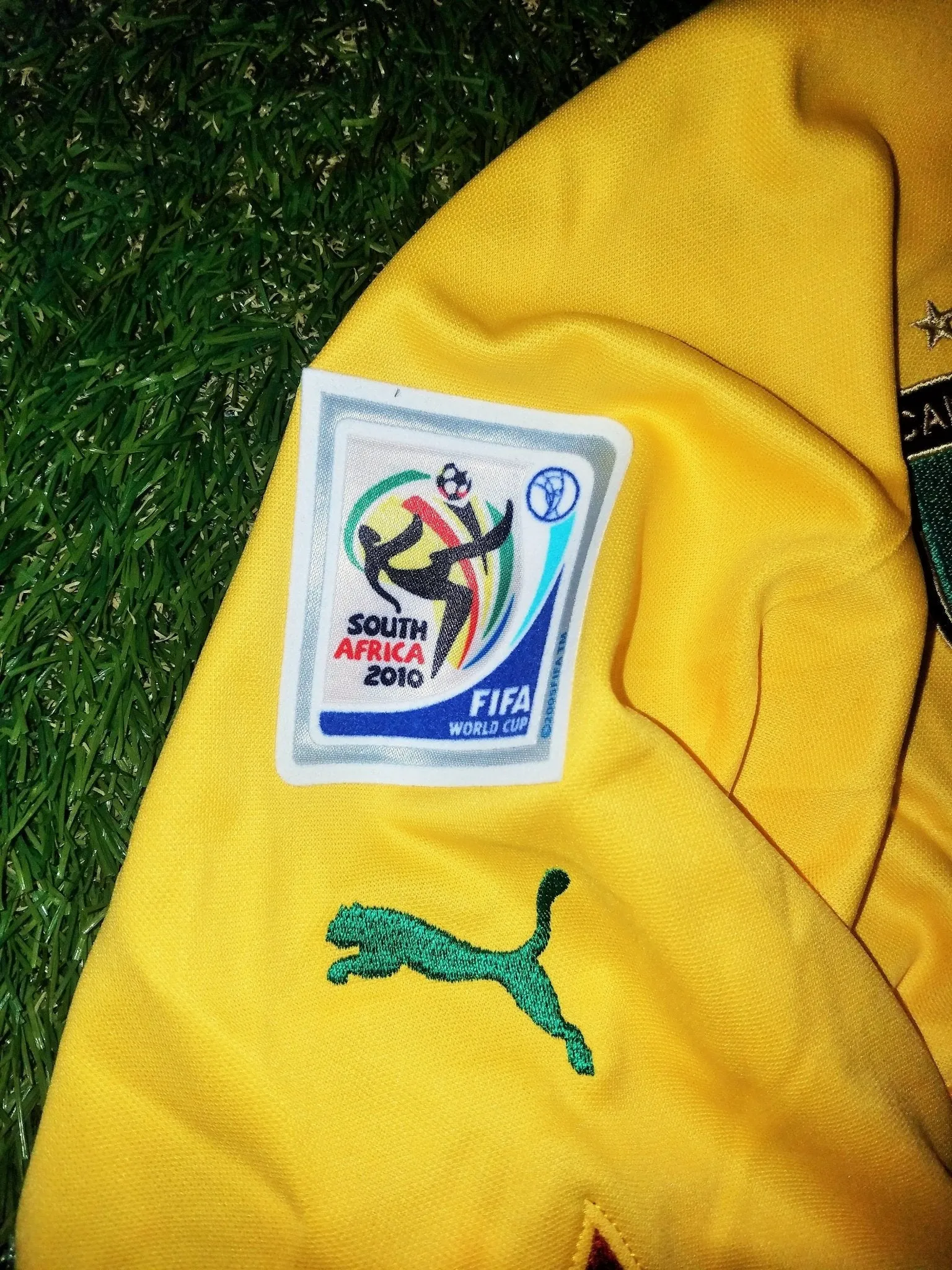 Eto'o Cameroon Puma 2010 WORLD CUP Away Jersey Shirt Camiseta M