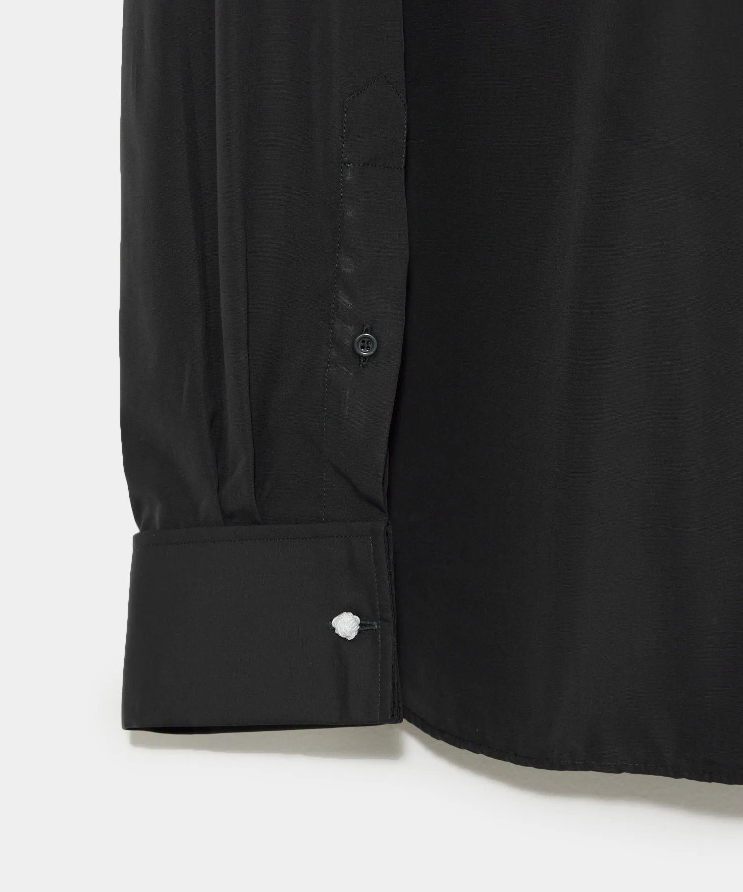 Hamilton   Todd Snyder Pleated Tuxedo Shirt in Black