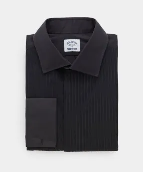 Hamilton   Todd Snyder Pleated Tuxedo Shirt in Black