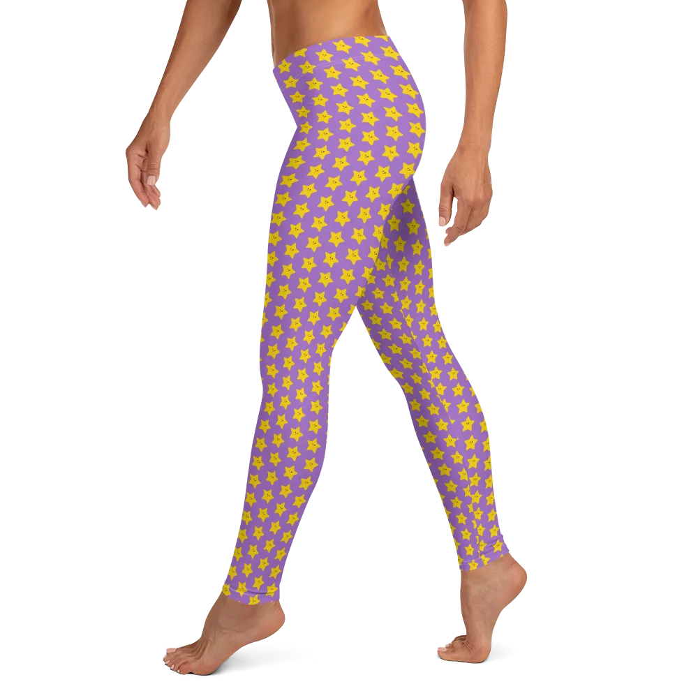Kawaii Stars Leggings (Women's XS-XL)