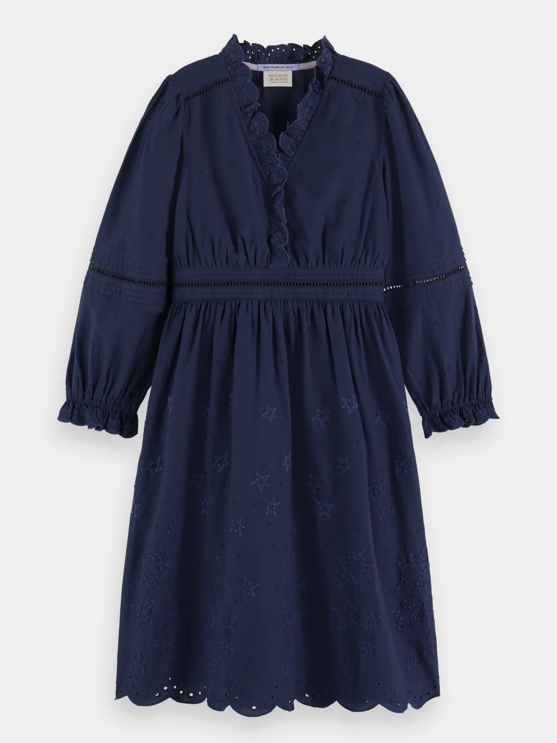 Kids - Broderie anglaise star dress