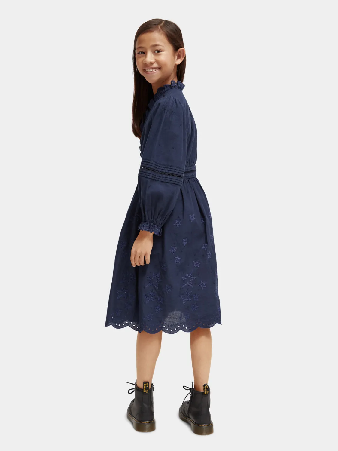 Kids - Broderie anglaise star dress