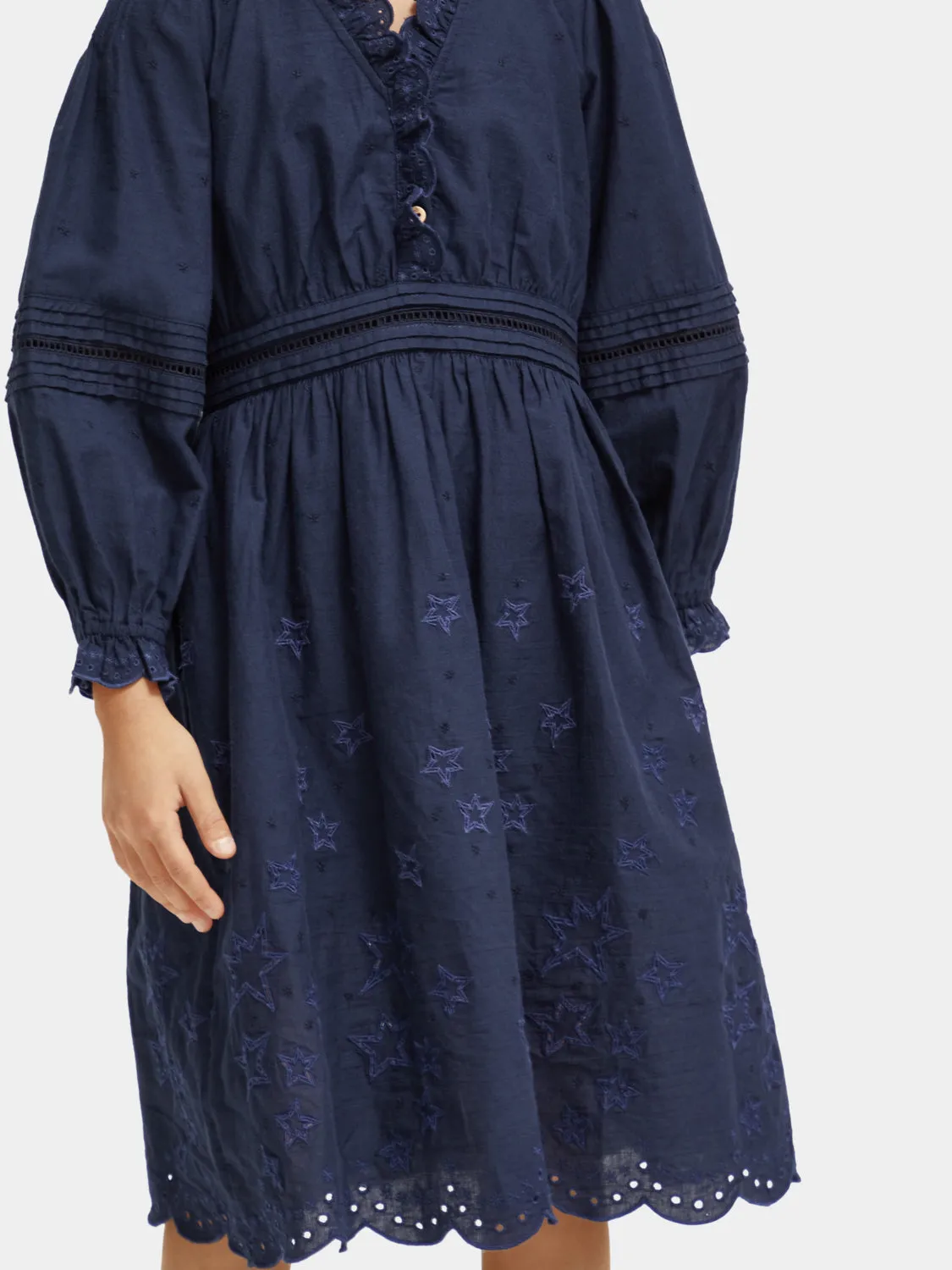 Kids - Broderie anglaise star dress