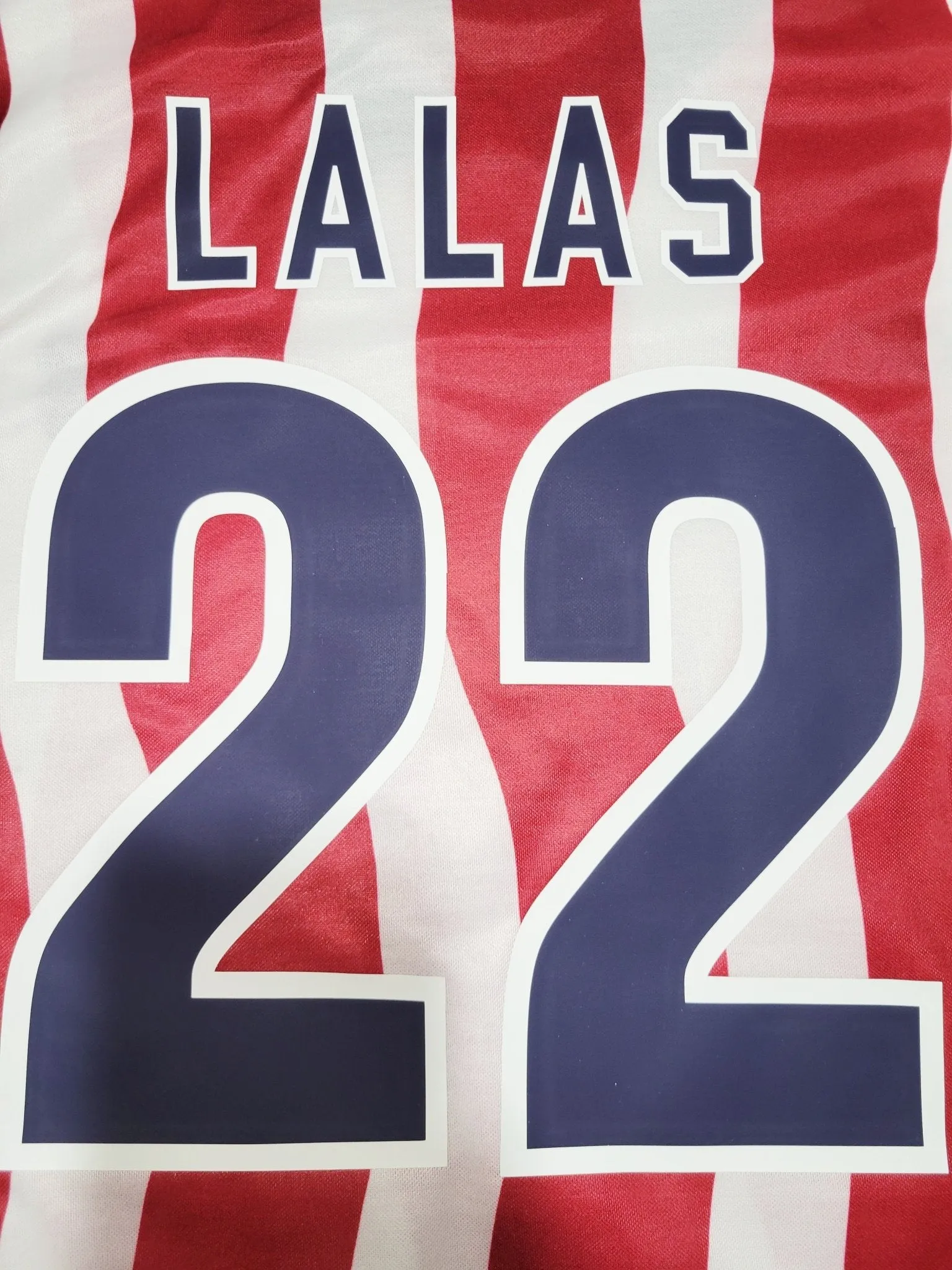 Lalas USA US 1994 WORLD CUP Adidas Home Soccer Jersey Shirt L