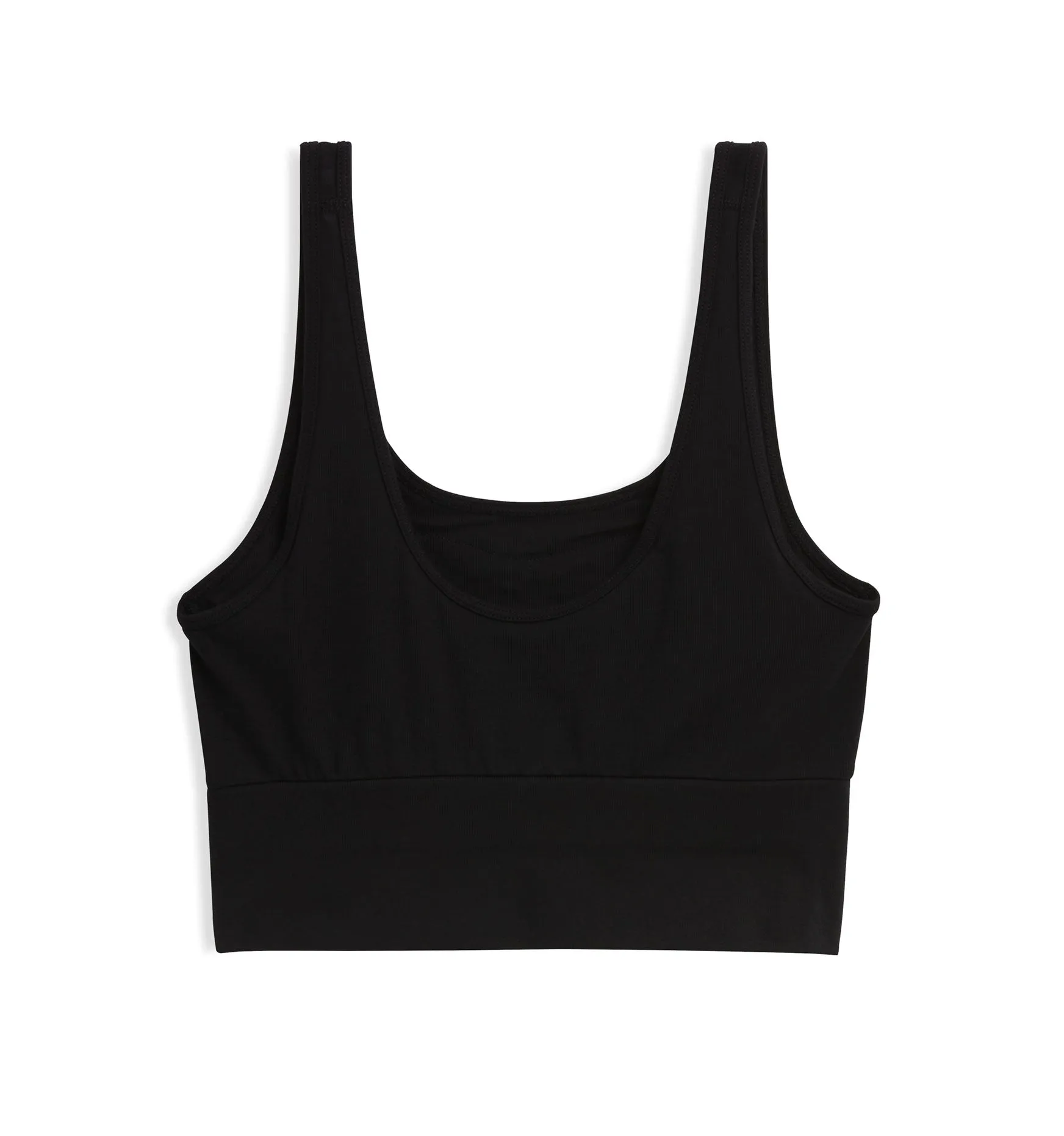 Longline Scoop Bra - X= Black