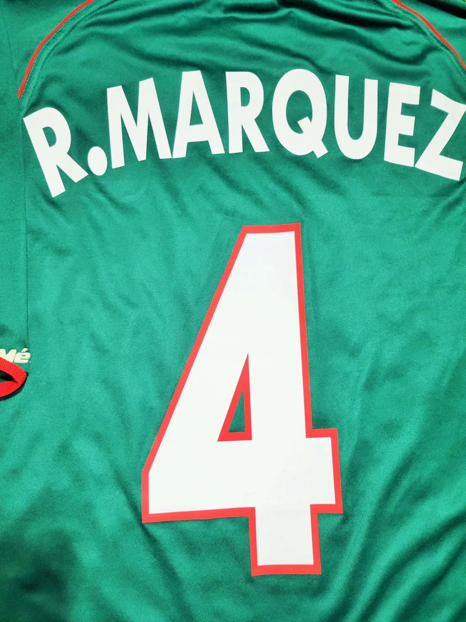 Marquez Mexico Atletica 2002 WORLD CUP Soccer Home Jersey Camiseta XL