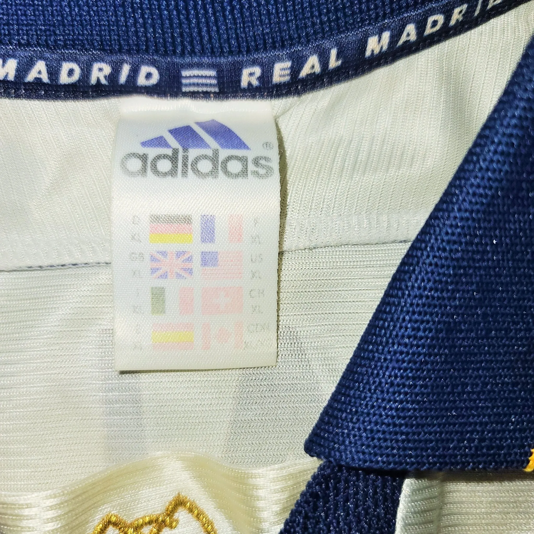 Raul Real Madrid Home 1998 1999 INTERCONTINENTAL CUP Jersey Shirt Camiseta XL