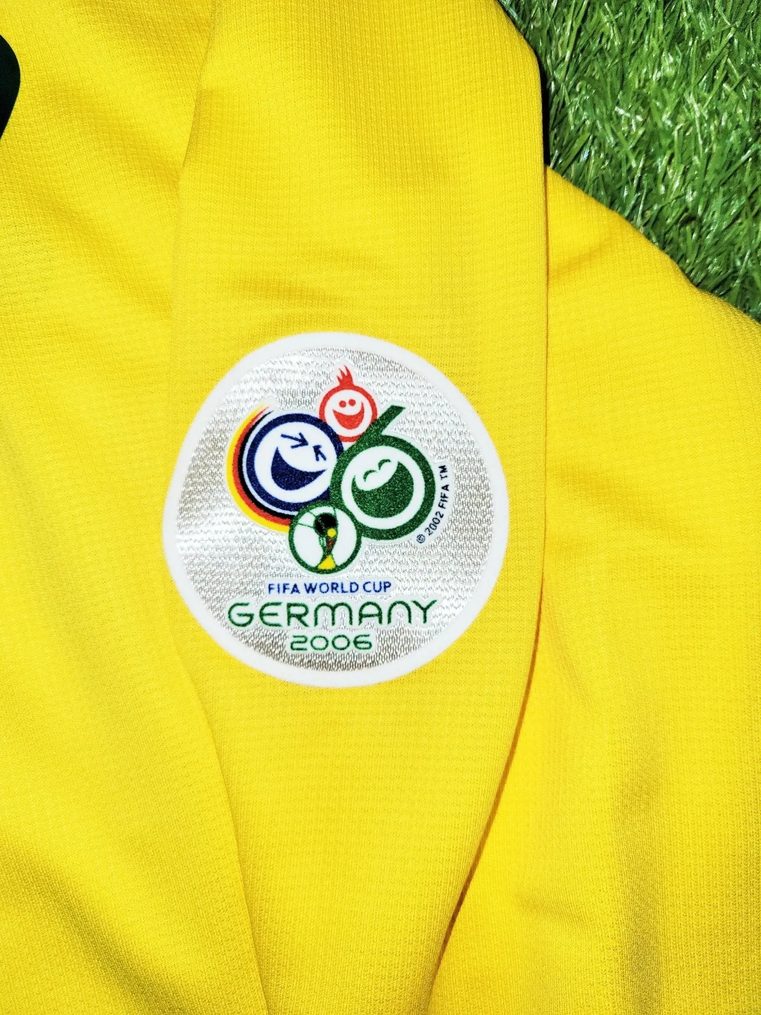 Ronaldo Brazil 2006 World Cup Home Long Sleeve Soccer Jersey Shirt M