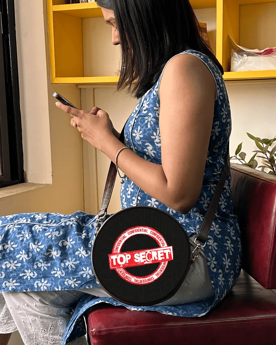 Top Secret Black Orbit Sling Bag