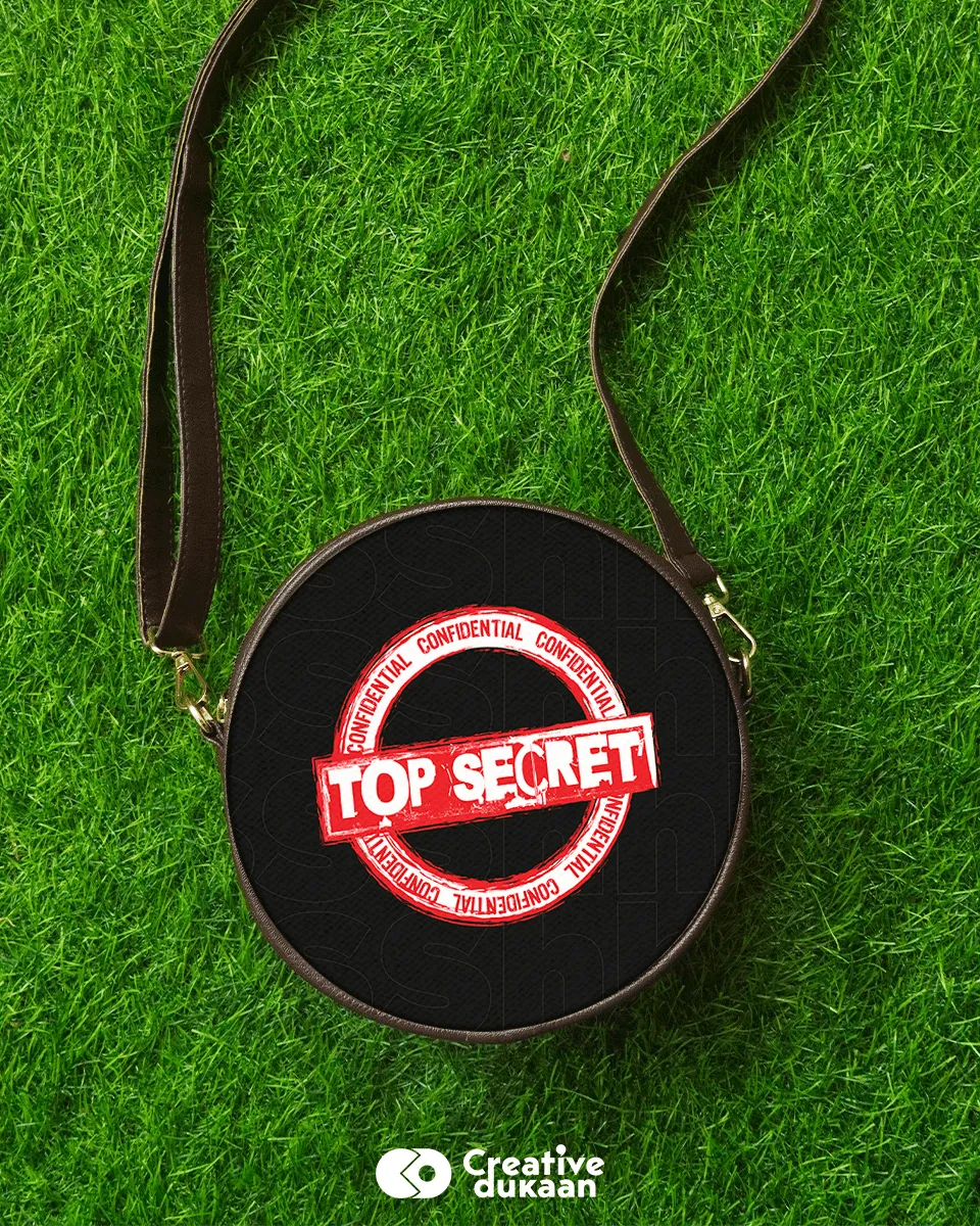 Top Secret Black Orbit Sling Bag